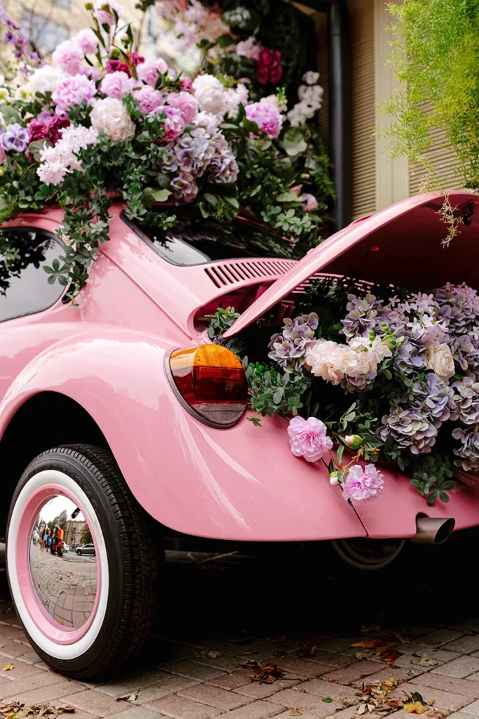 decoration voiture mariage