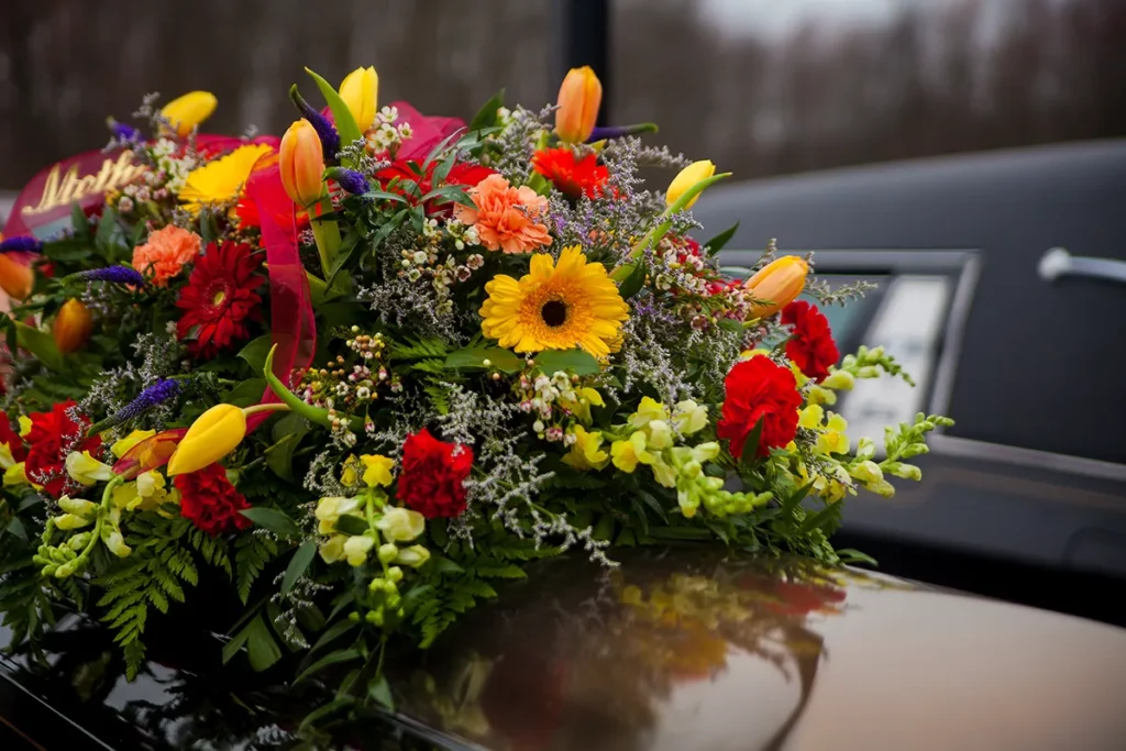 fleurs deuil enterrement obseques