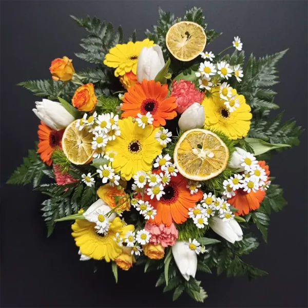 Bouquet de fleurs bergamotte